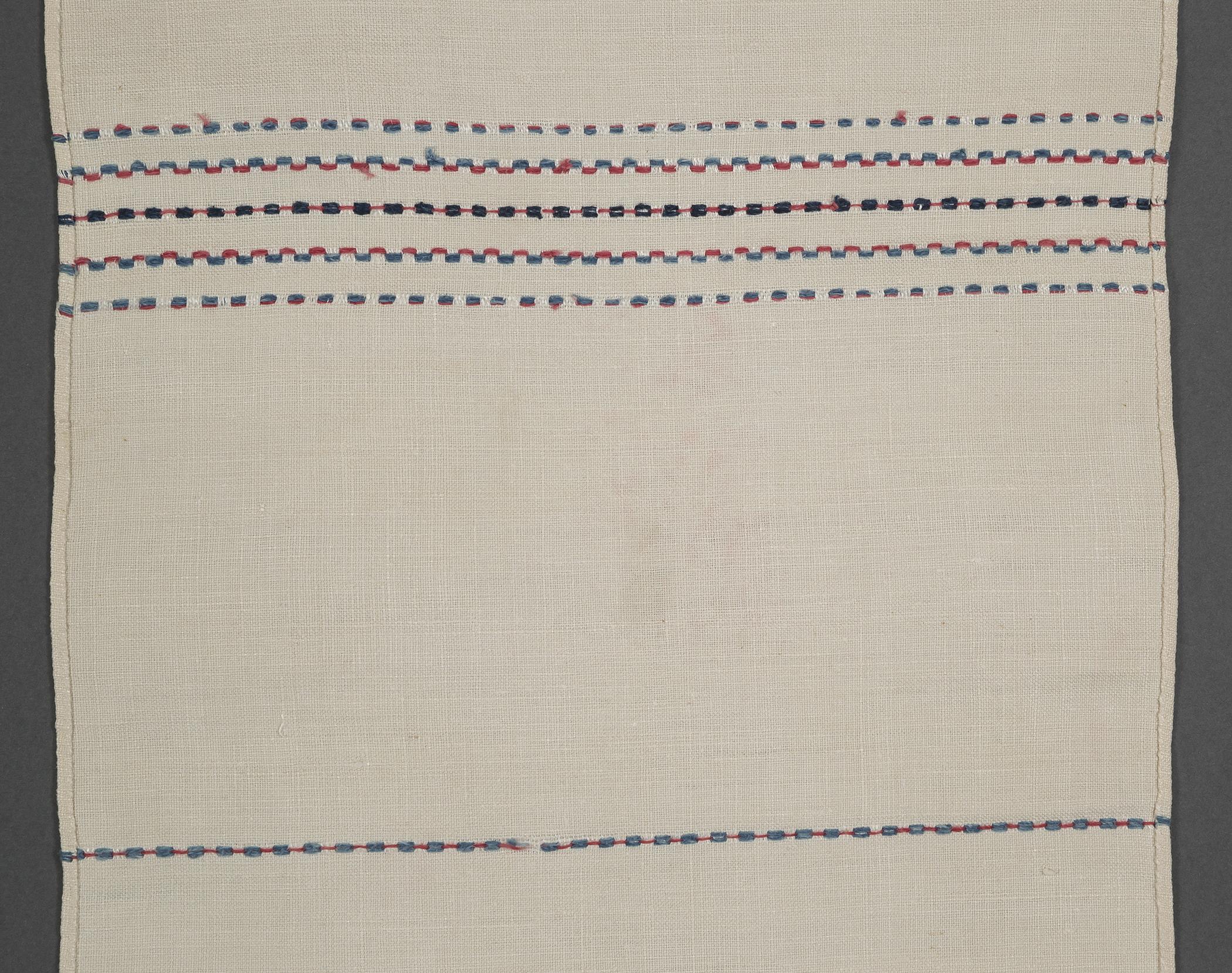 1989.0028 Towel, detail 4, reverse