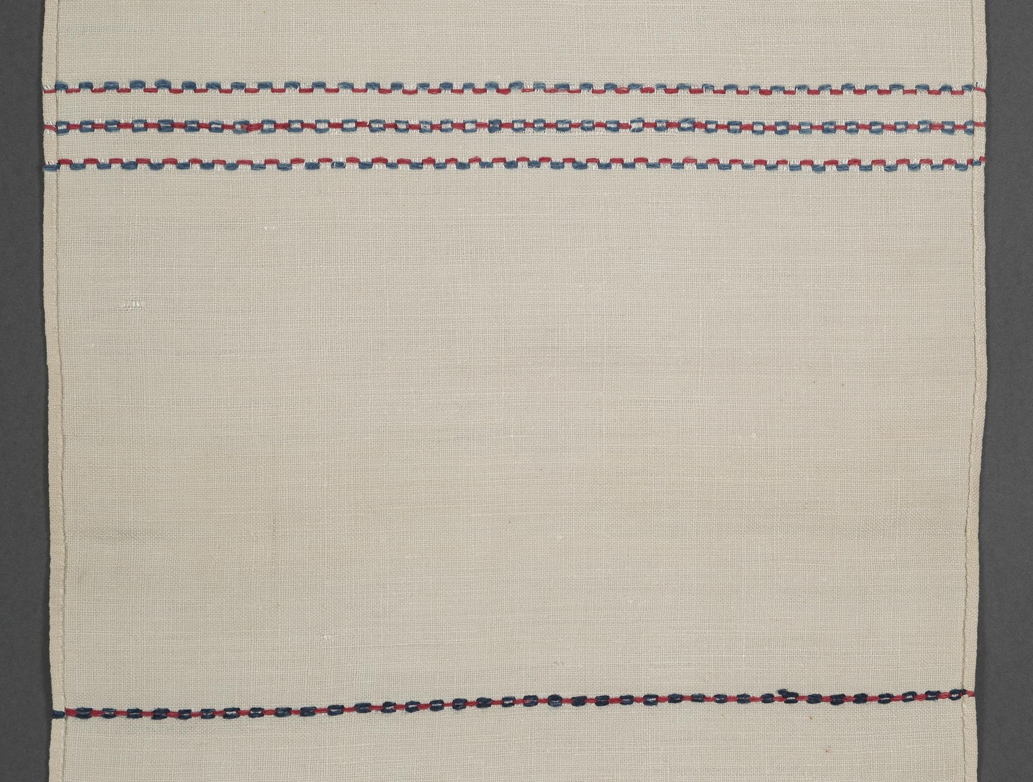 1989.0028 Towel, detail 7, reverse