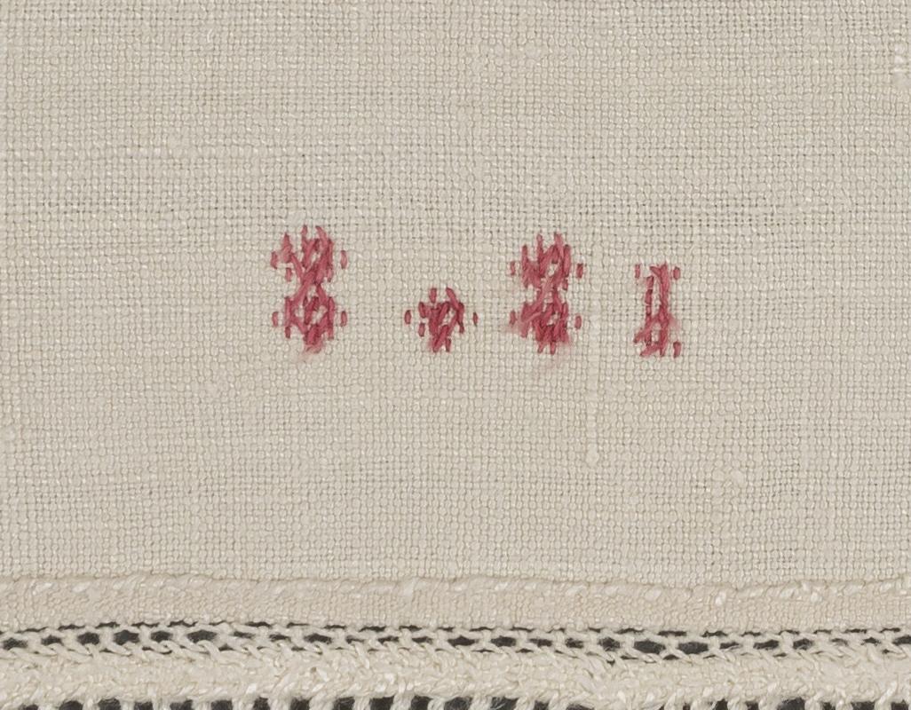 1989.0028 Towel, detail 12, reverse