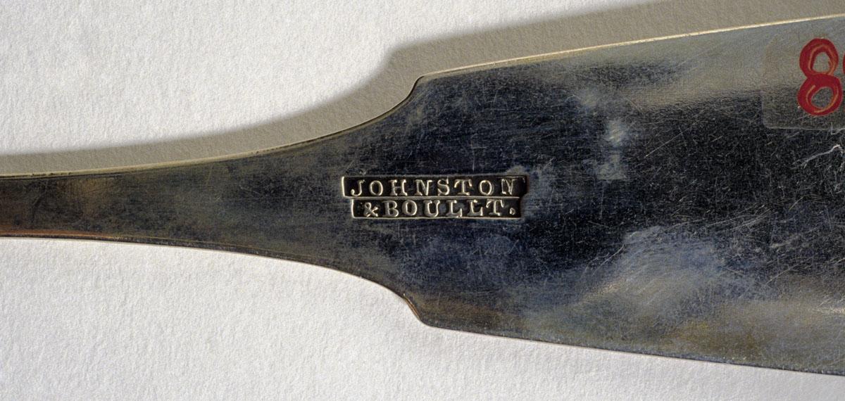 1989.0036 Spoon, Tablespoon, detail 1