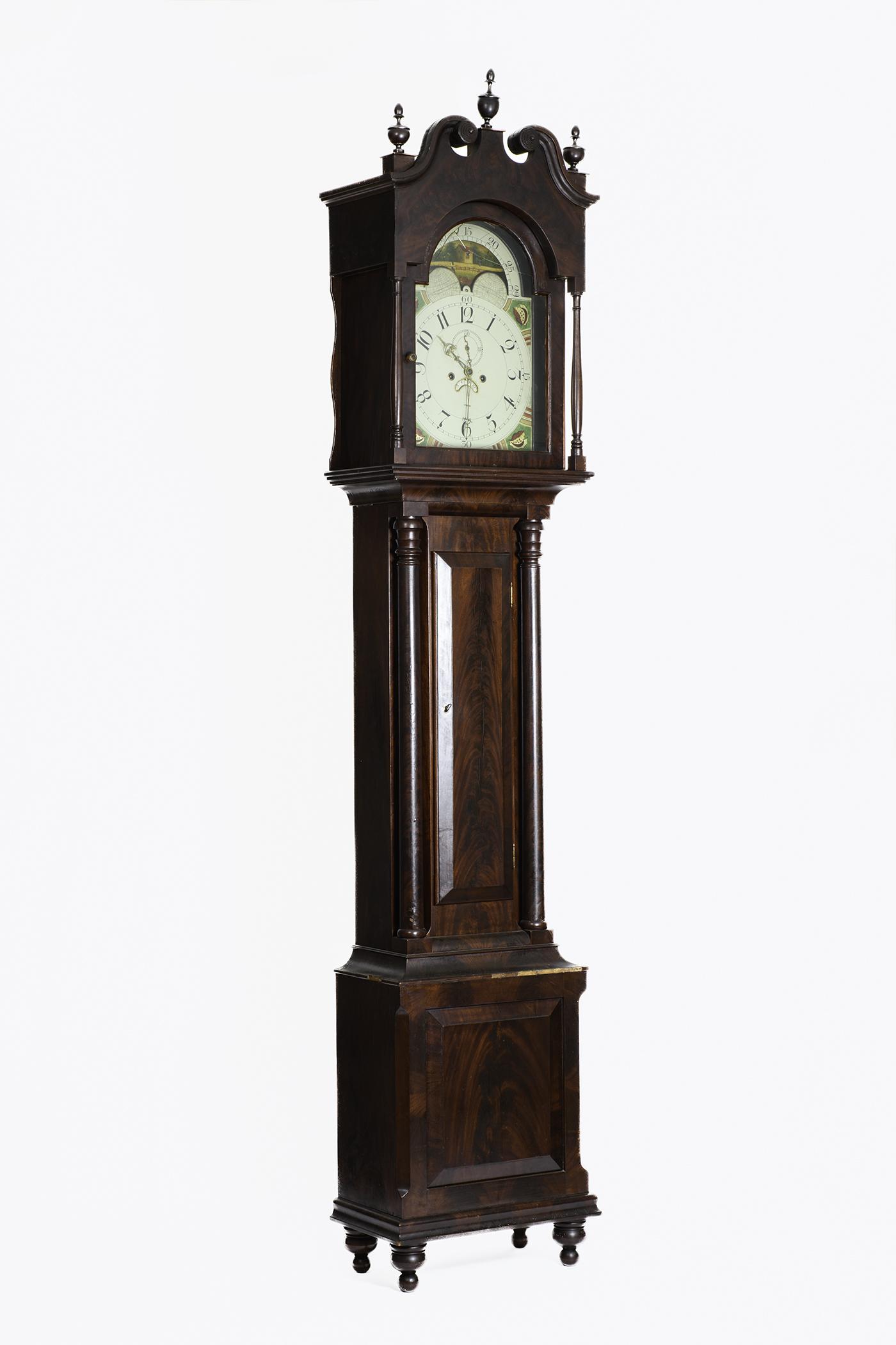 1989.0046 Clock, Tall clock, view 1