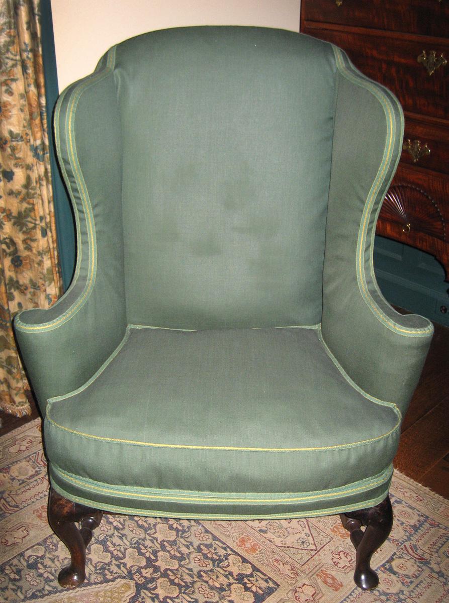 1991.0512 Slip cover for Easy Chair 1989.0047 view 2