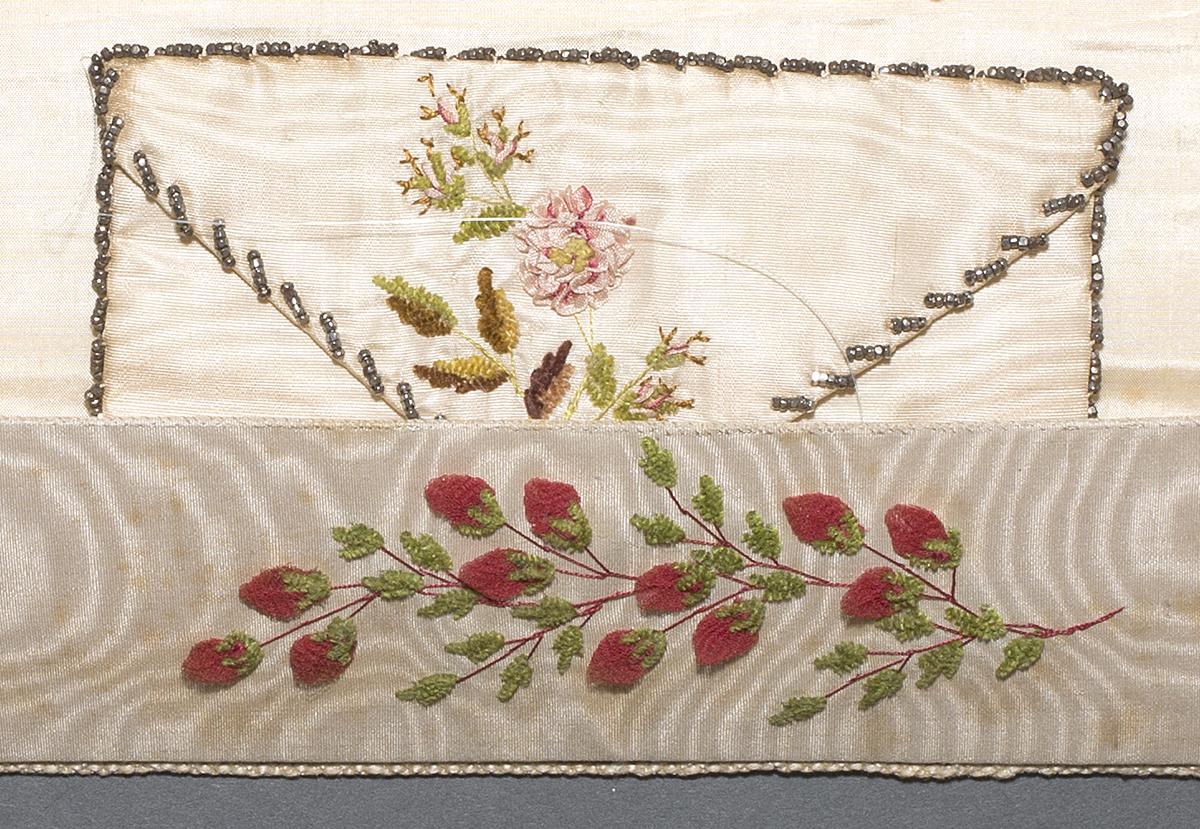1989.0049 A,B Needlework Case, Detail