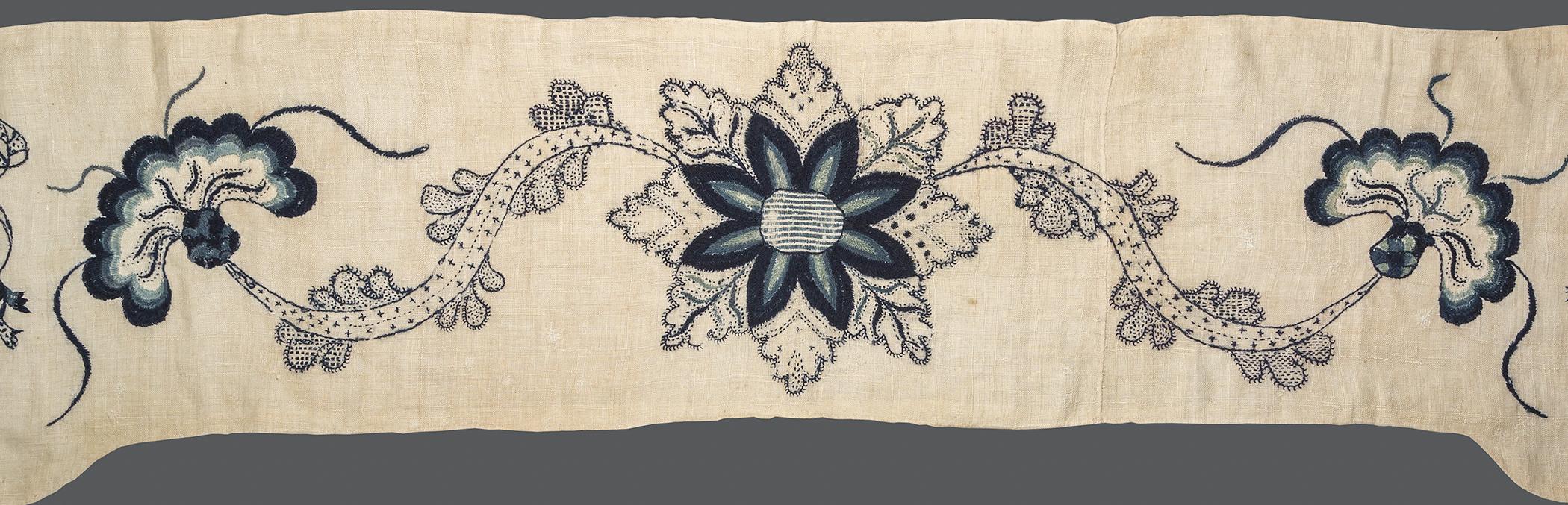 1989.0050 Bed hanging, detail 3