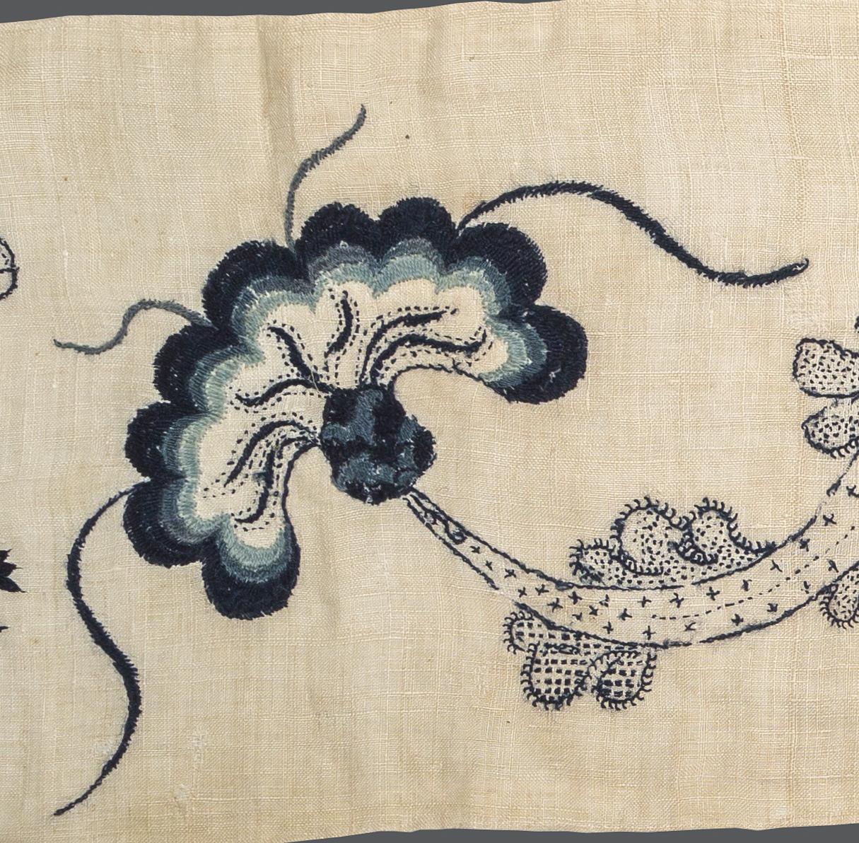 1989.0050 Bed hanging, detail 4