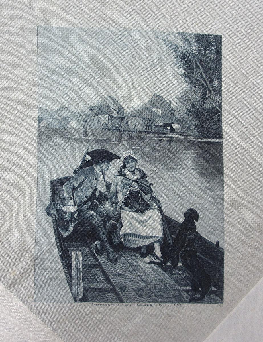 1989.0061 textile, printed repeat