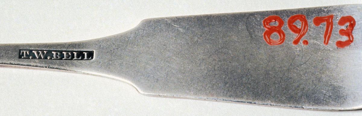 1989.0073 Spoon, Teaspoon, detail 1