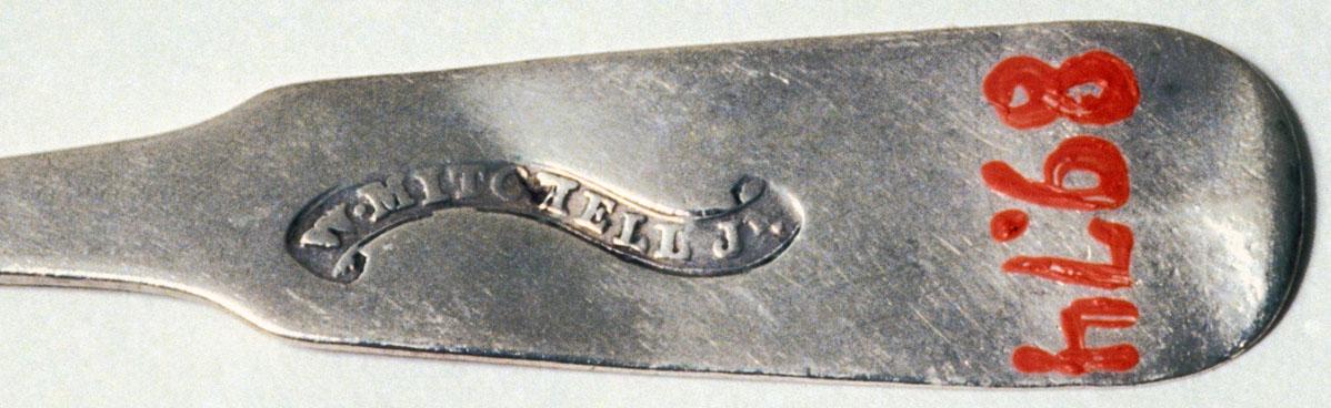 1989.0074 Spoon, Teaspoon, detail 1