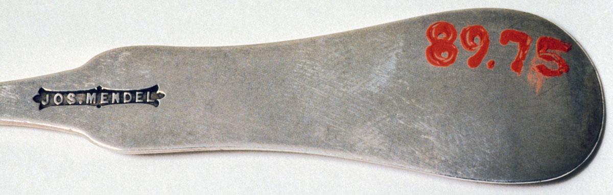 1989.0075 Spoon, Teaspoon, detail 1