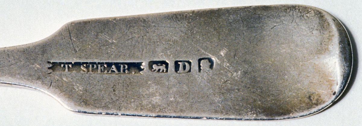1989.0080 Spoon, Teaspoon, detail 1