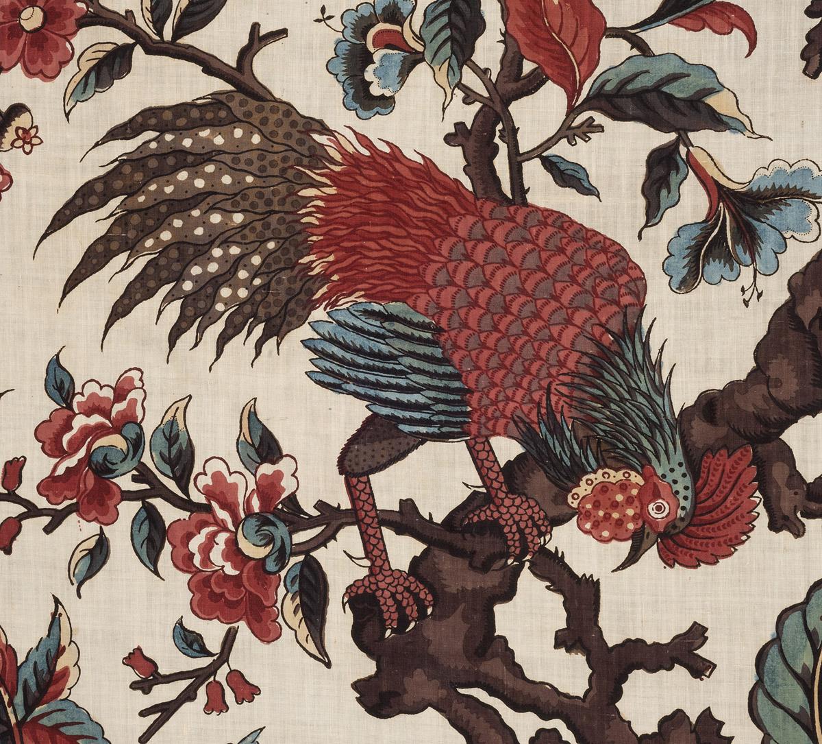 1958.0073.001 K Textile, printed, detail 1