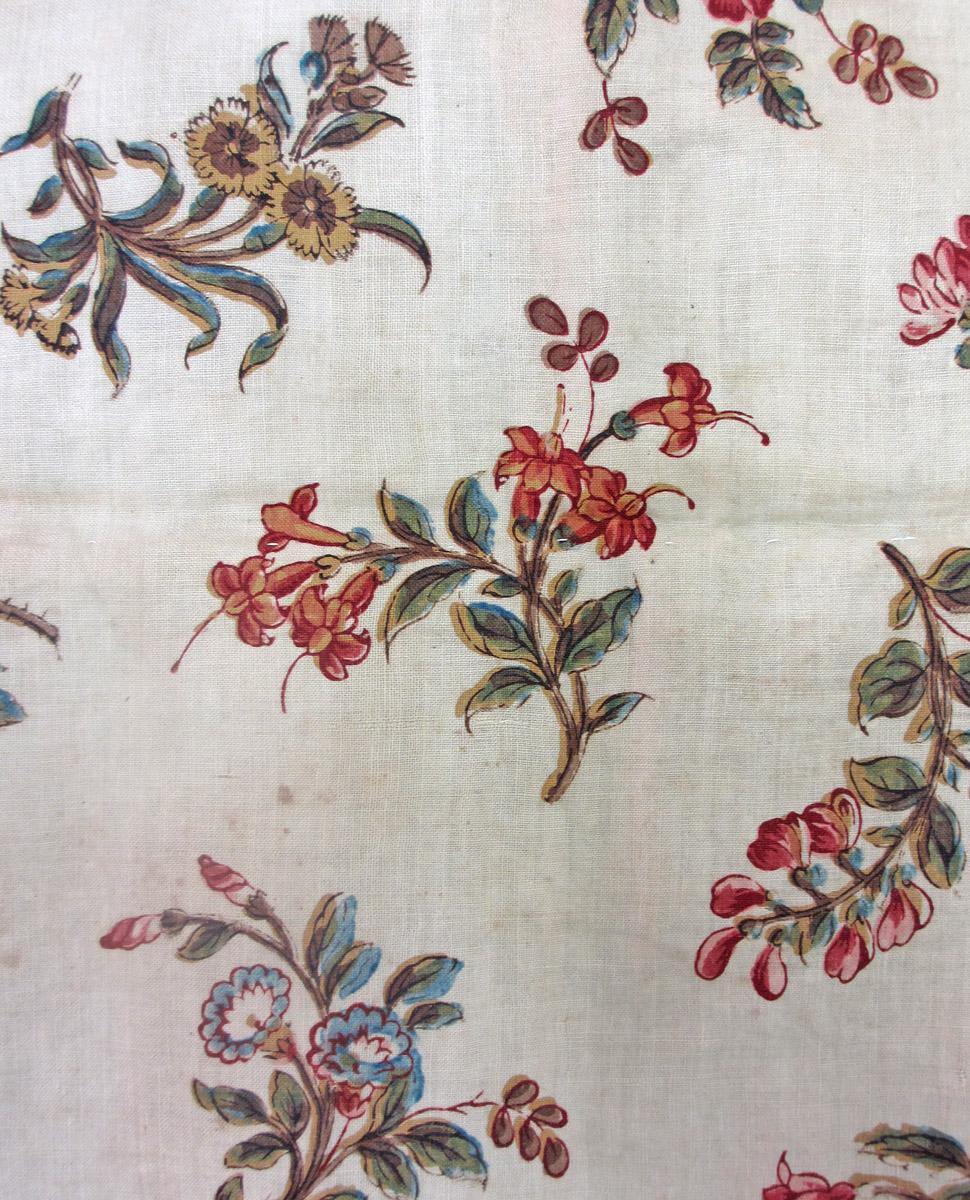 1958.0073.002.001 textile, printed detail 2
