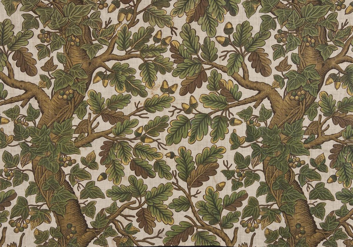 1958.0073.003 Textile, printed, detail 1