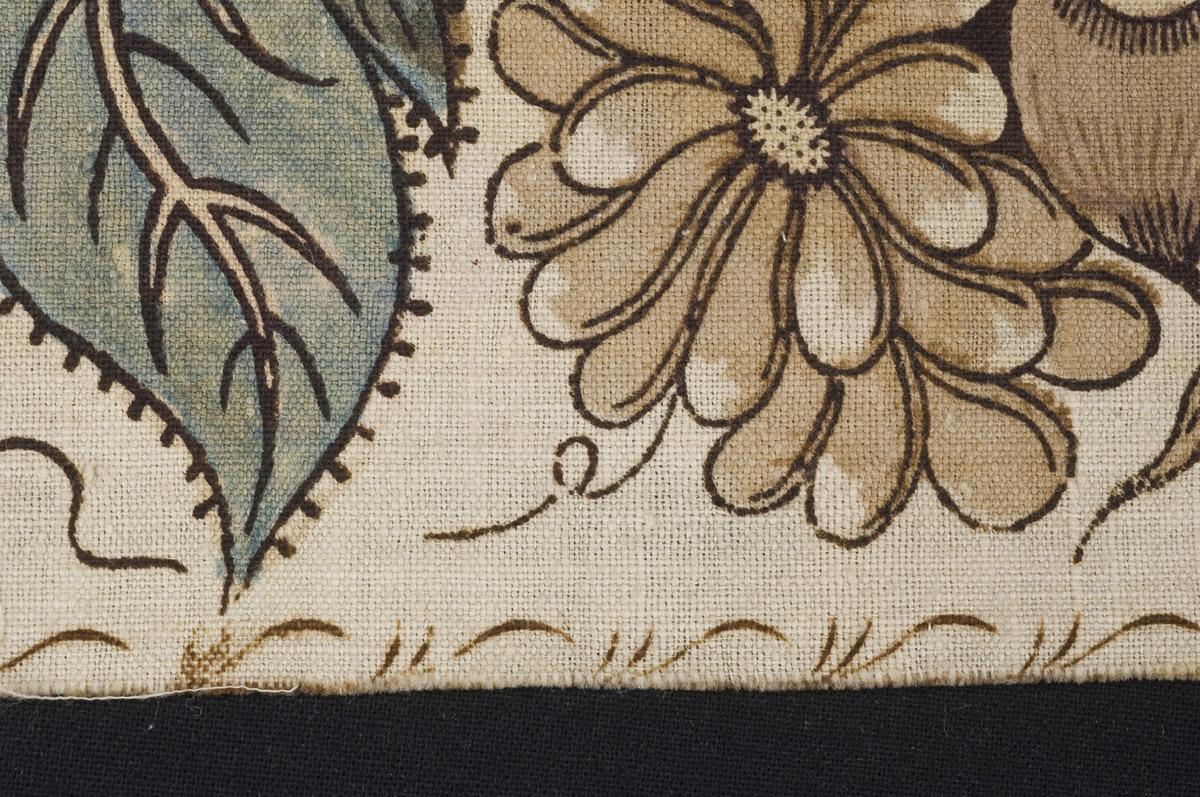 1958.0074.001 Textile, printed, detail 3