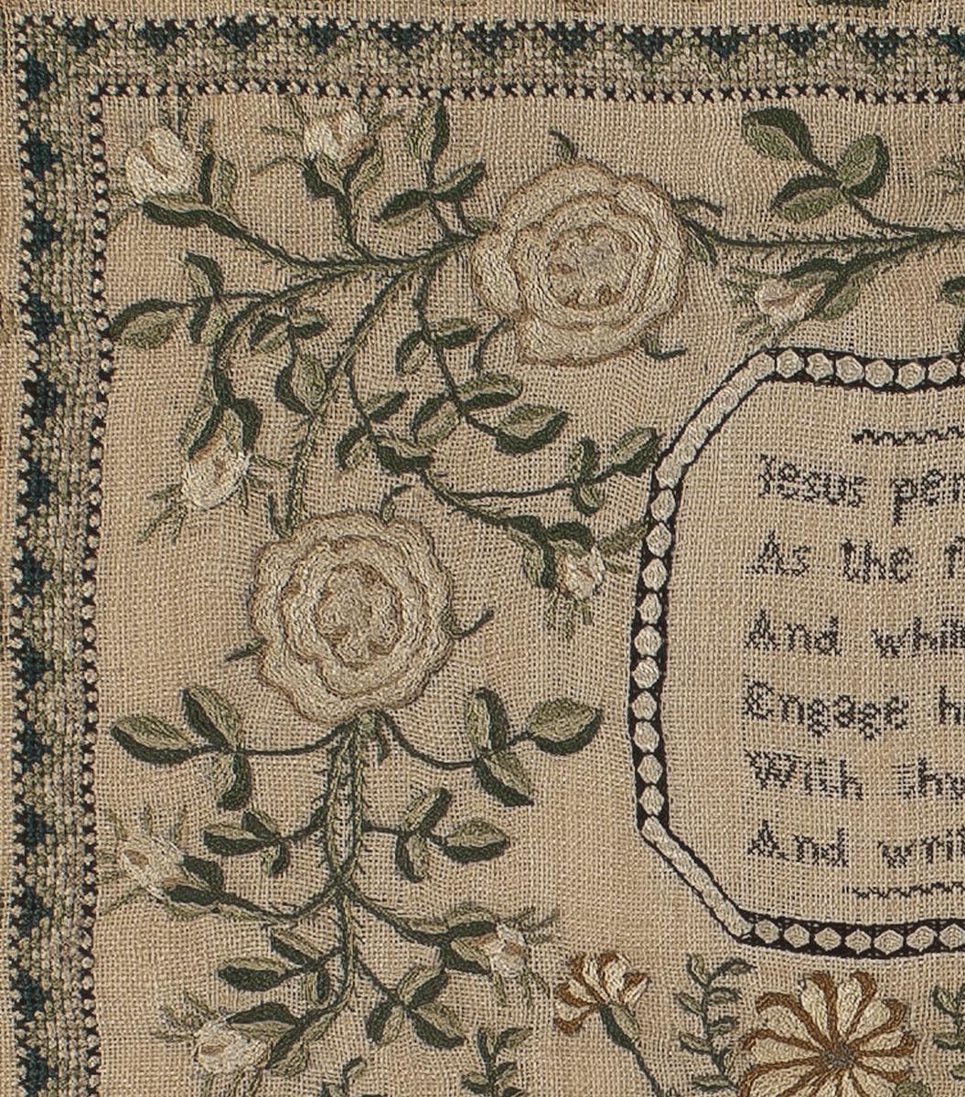 1990.0001 Sampler, Detail 4