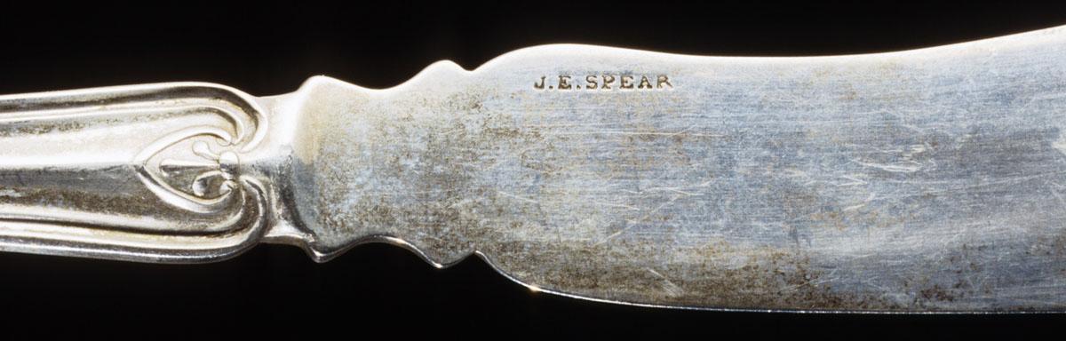 1990.0003 Fork, Watermelon Fork, detail 1