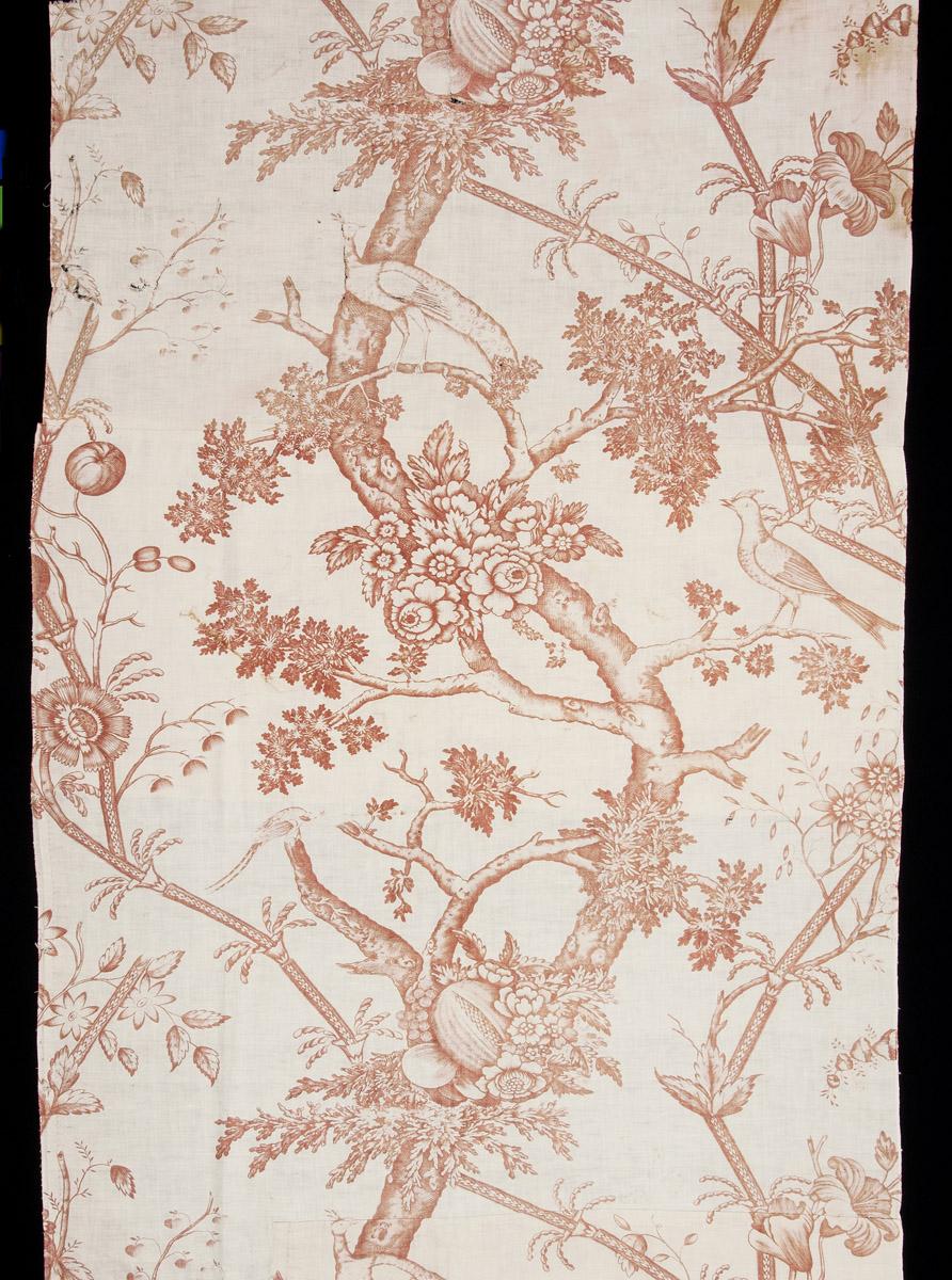 1958.0075.001 A Textile, printed, detail 1