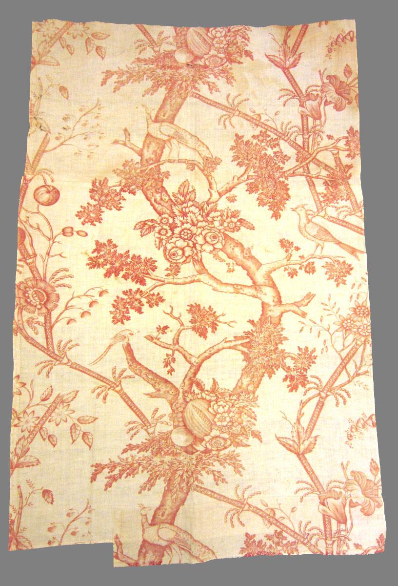 1958.0075.001 A Textile, printed partial obverse