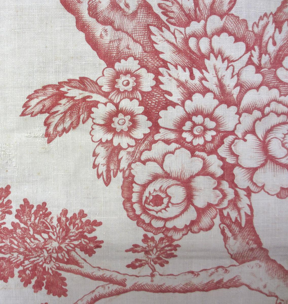 1958.0075.001 A textile, printed detail 2
