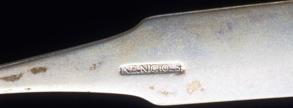 1990.0006 Spoon, Tablespoon, detail 1