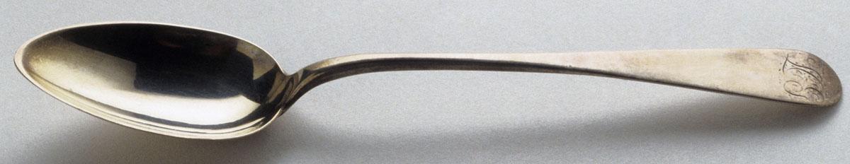 1990.0009 Spoon, Dessert Spoon, view 1