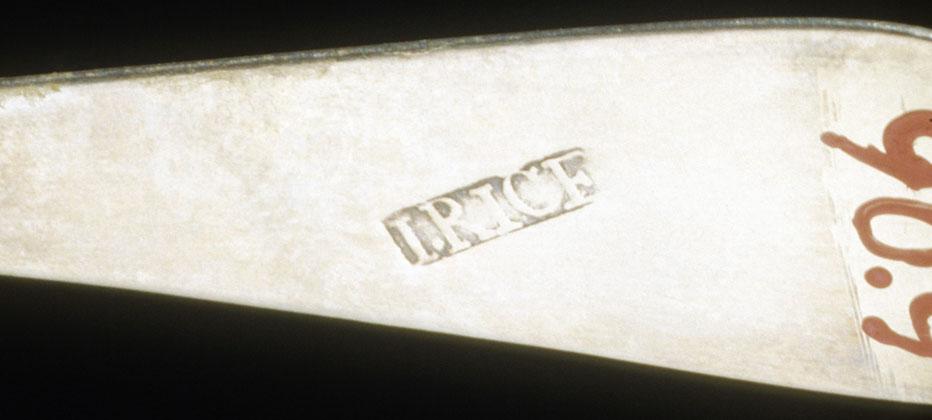 1990.0009 Spoon, Dessert Spoon, detail 1
