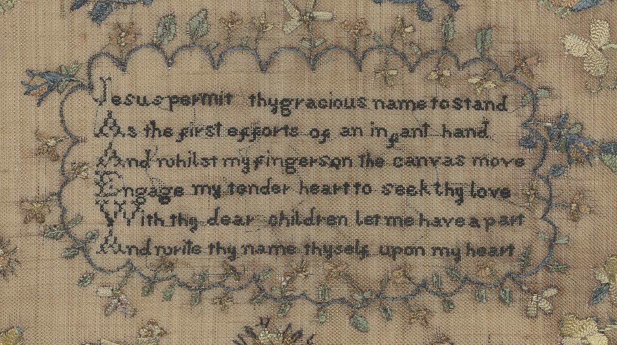 1990.0021 Sampler, Detail