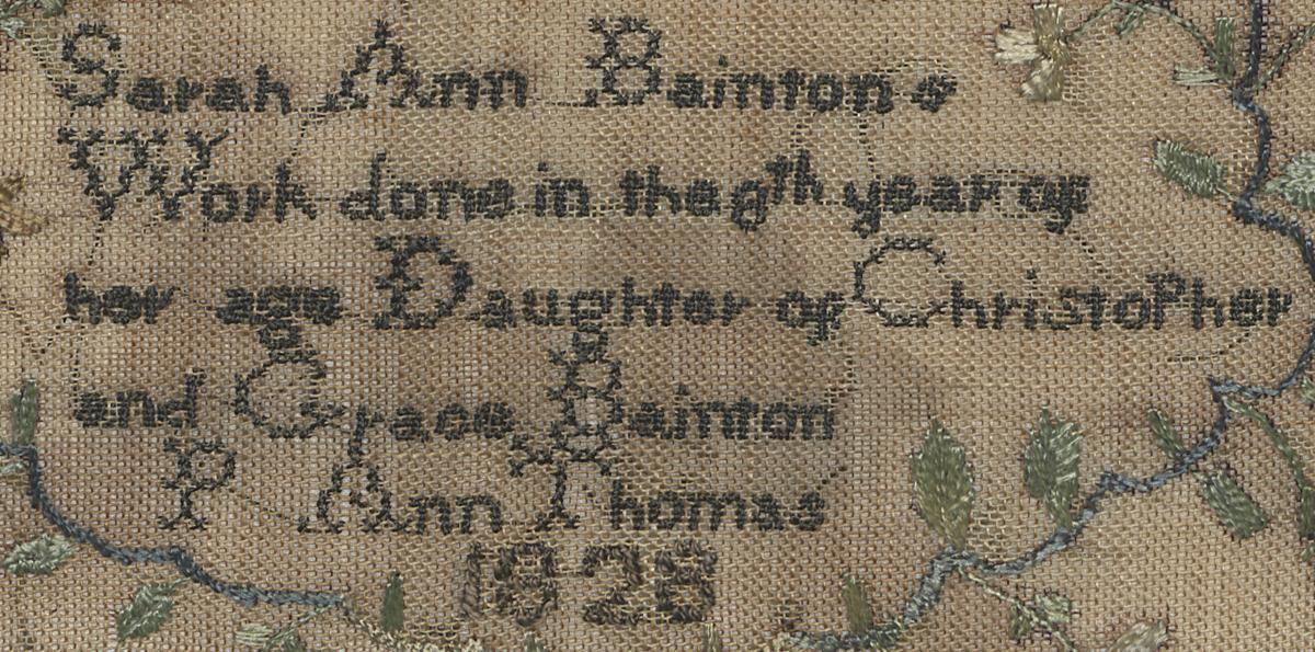 1990.0021 Sampler, Detail 11