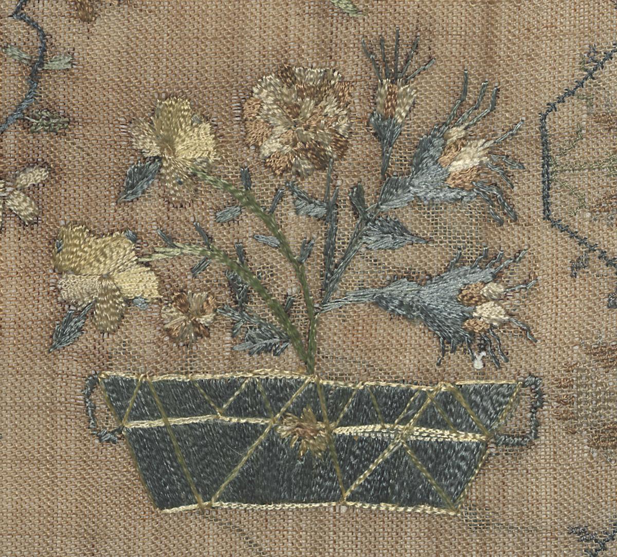 1990.0021 Sampler, Detail 7