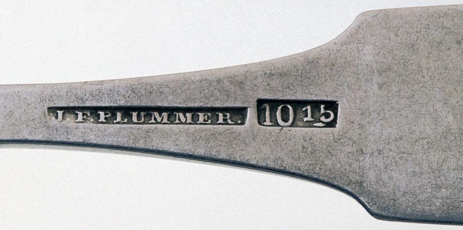 1990.0036 Spoon, Teaspoon, detail 1