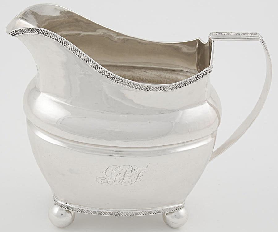 1990.0041.001 Silver Cream Pot