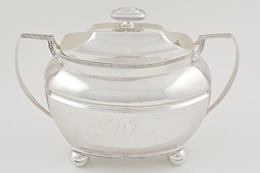 1990.0041.001 Silver Sugar Bowl