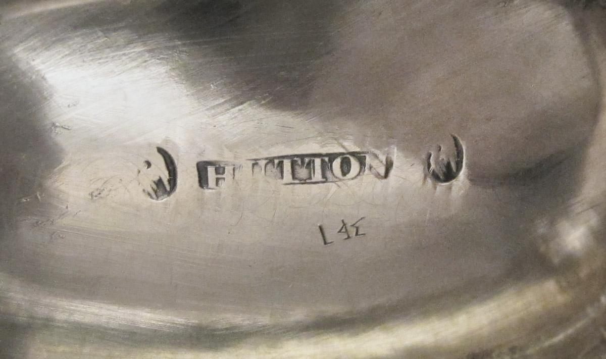 1990.0042.003 A Sugar bowl, mark and inscription