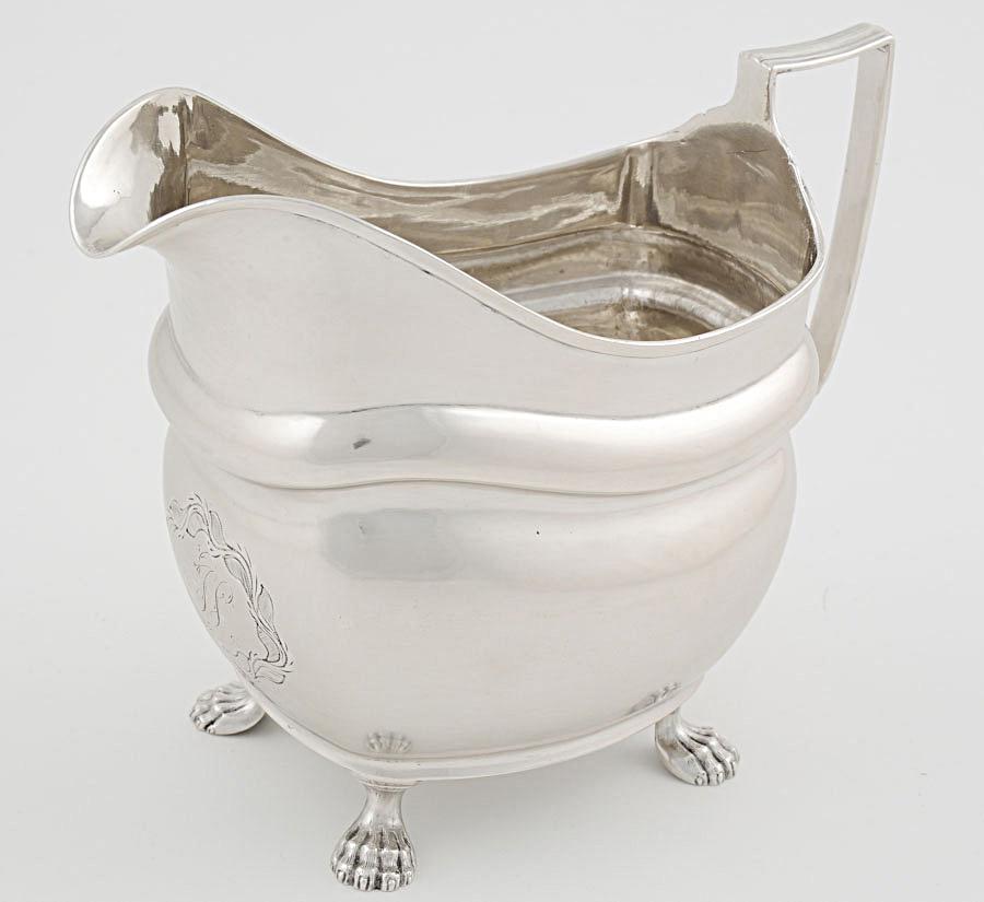 1990.0043.002 Silver Cream Pot