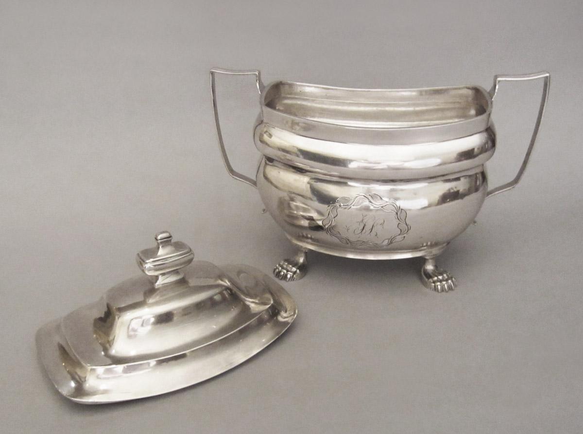 1990.0043.003 A, B Sugar bowl, view 2