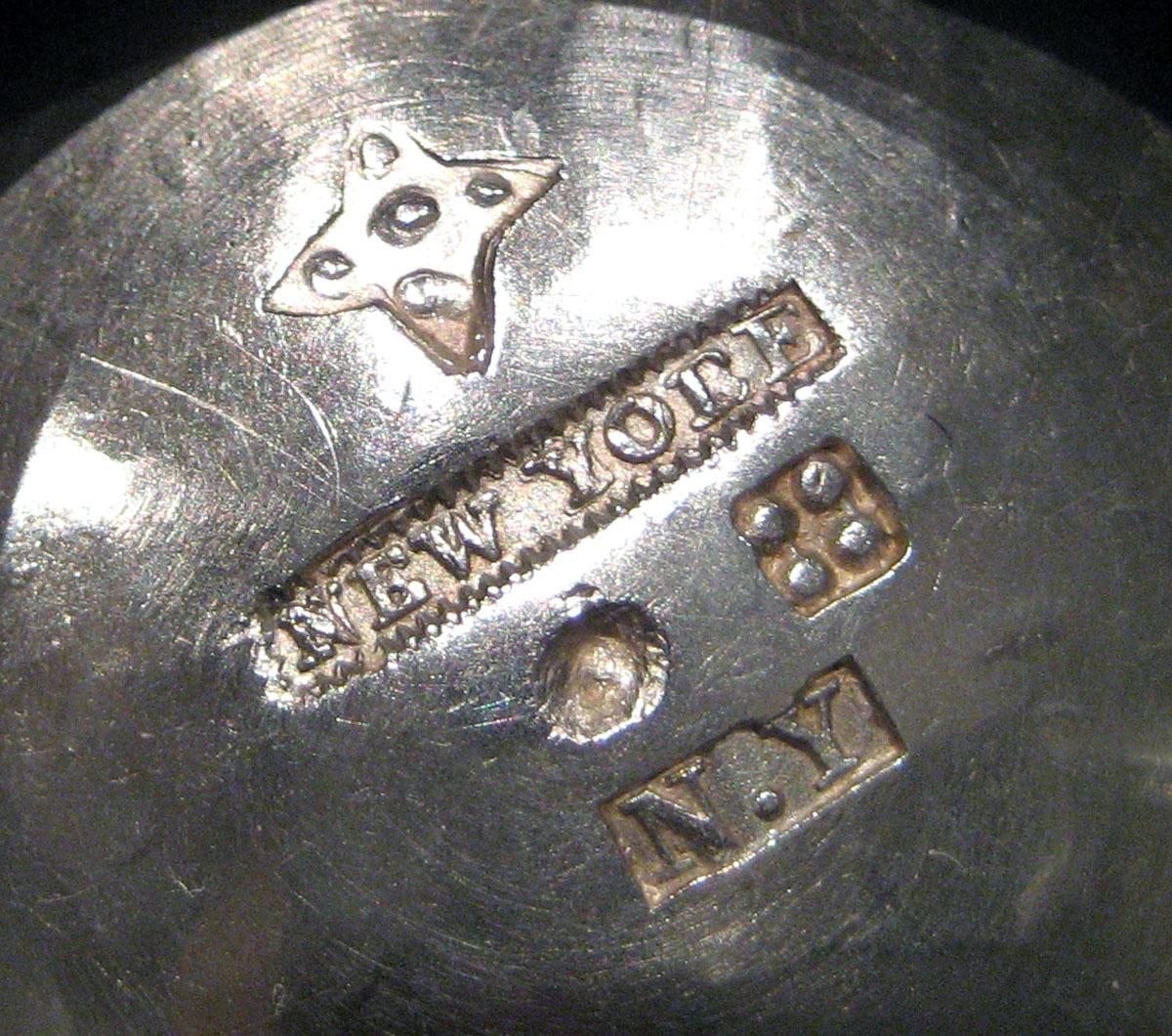 1990.0045.002 Silver Pitcher marks