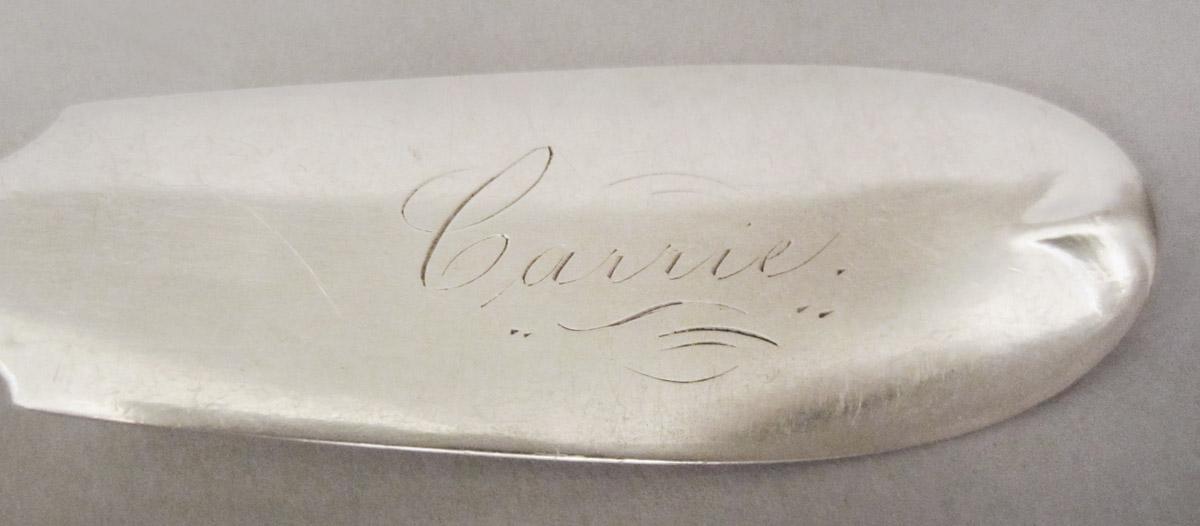 1990.0048.017 Spoon, engraving