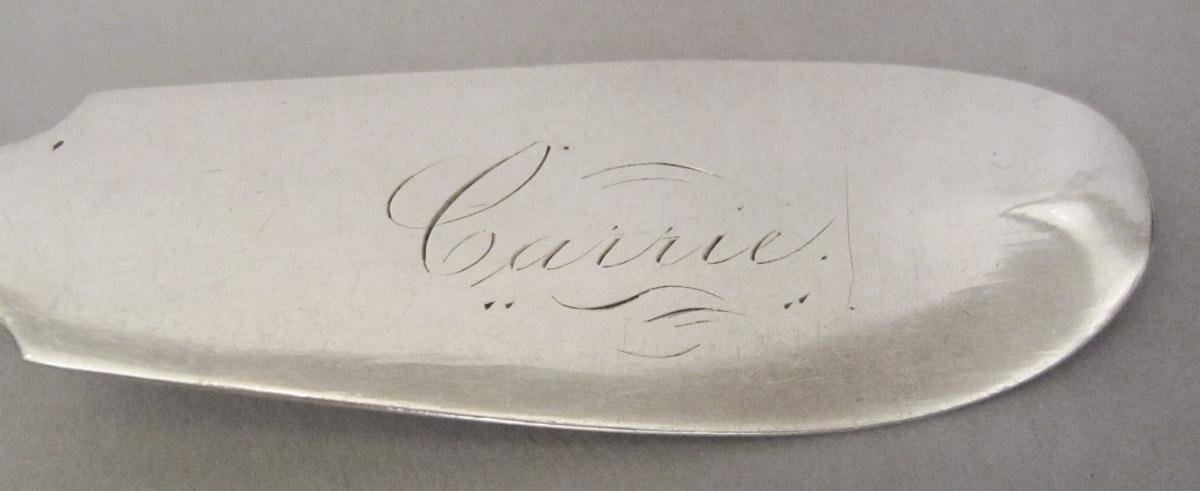 1990.0048.018 Spoon, engraving