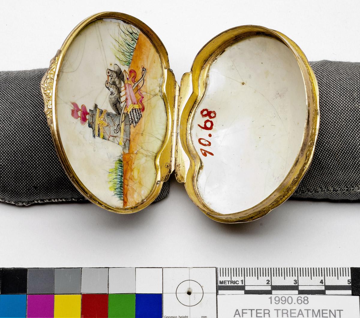 1990.0068 Box, view 3, after conservation treatment