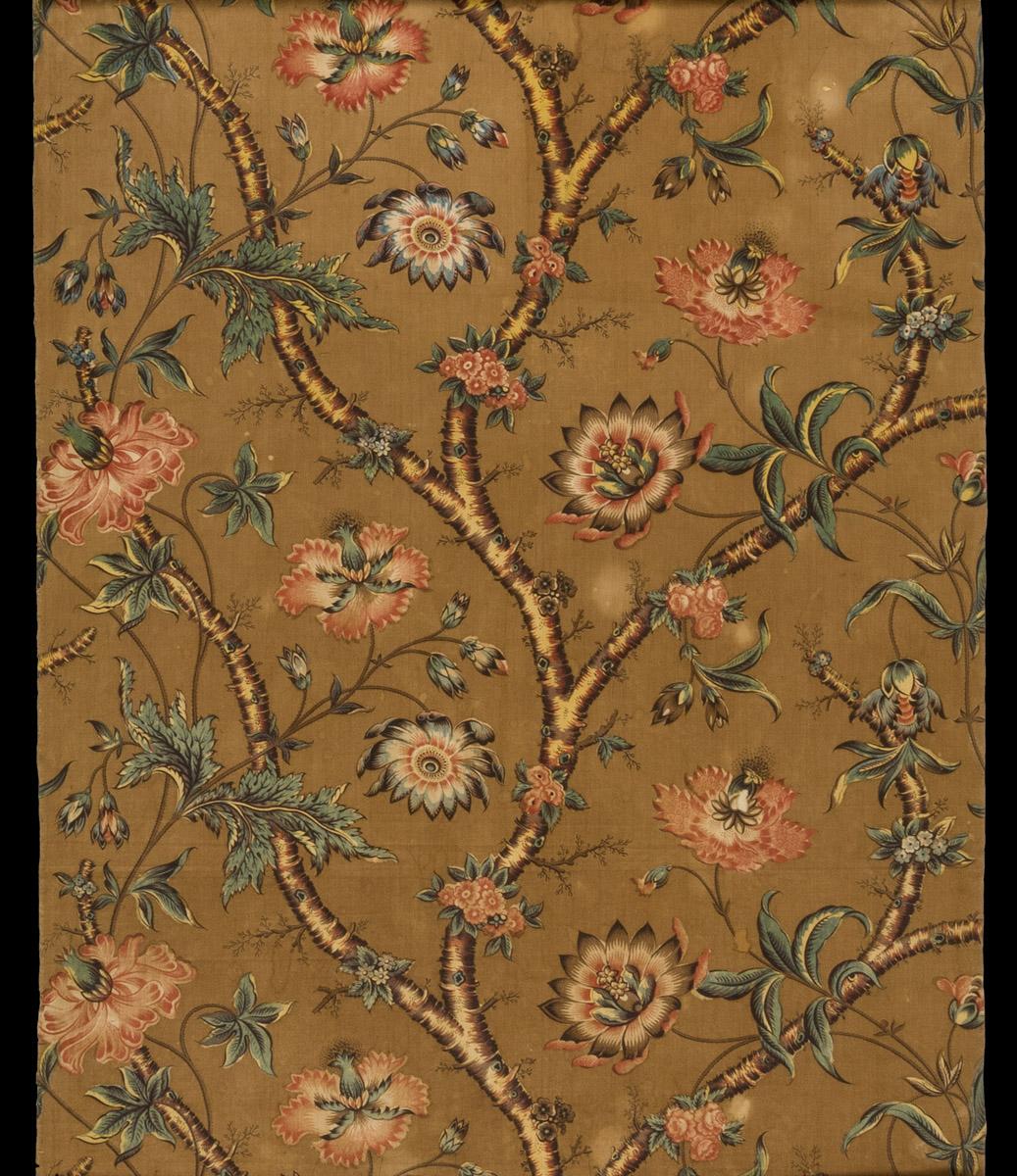 1958.0077.003 Textile, printed, detail 3