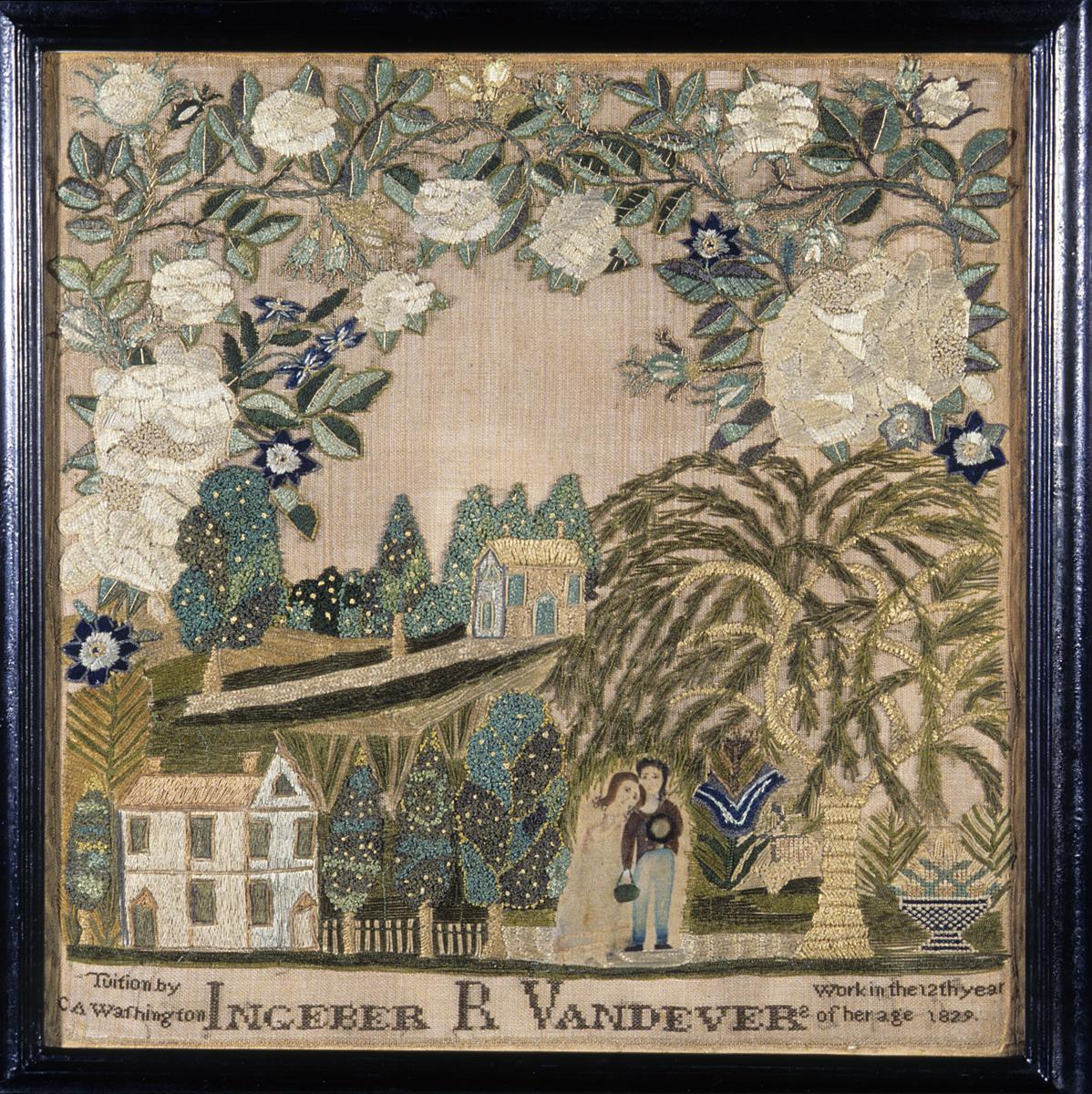 1990.0073 Sampler and Frame