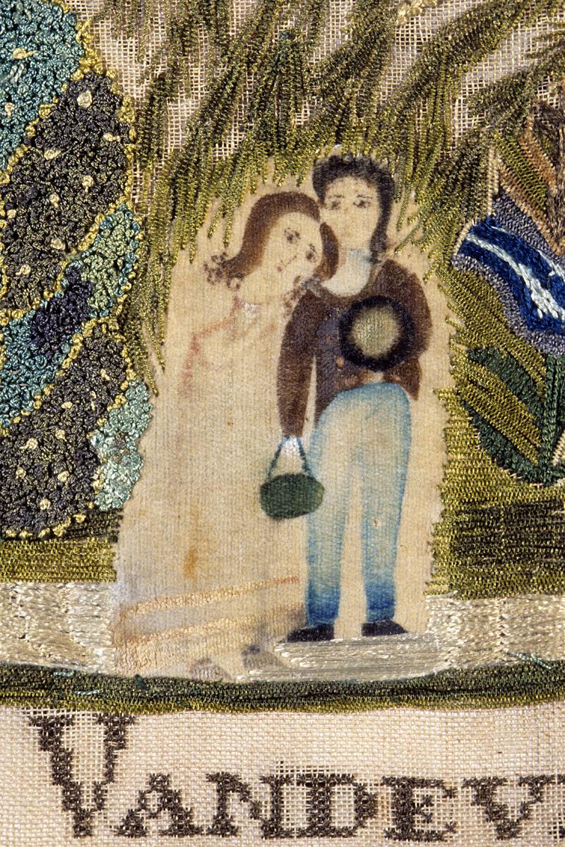 1990.0073 Sampler, Detail