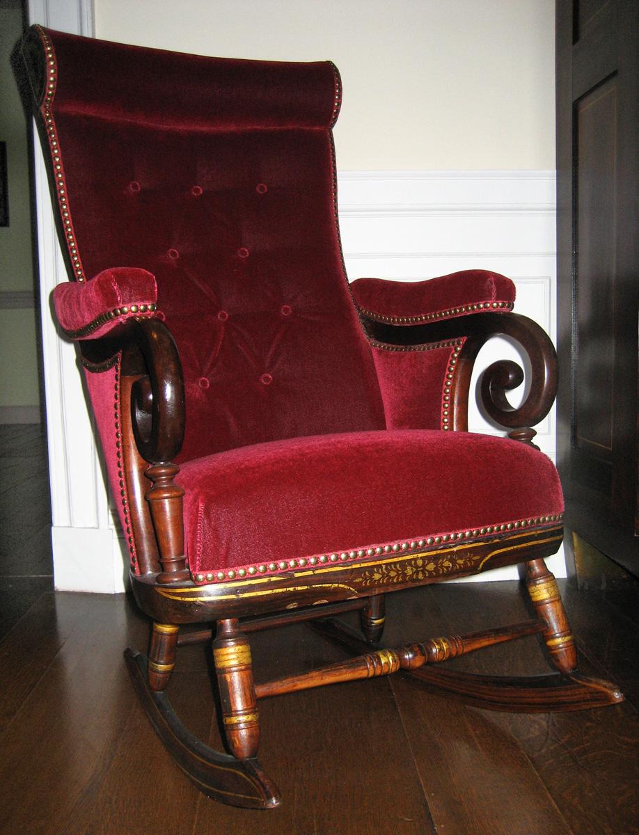 1990.0082 Rocking chair view 1