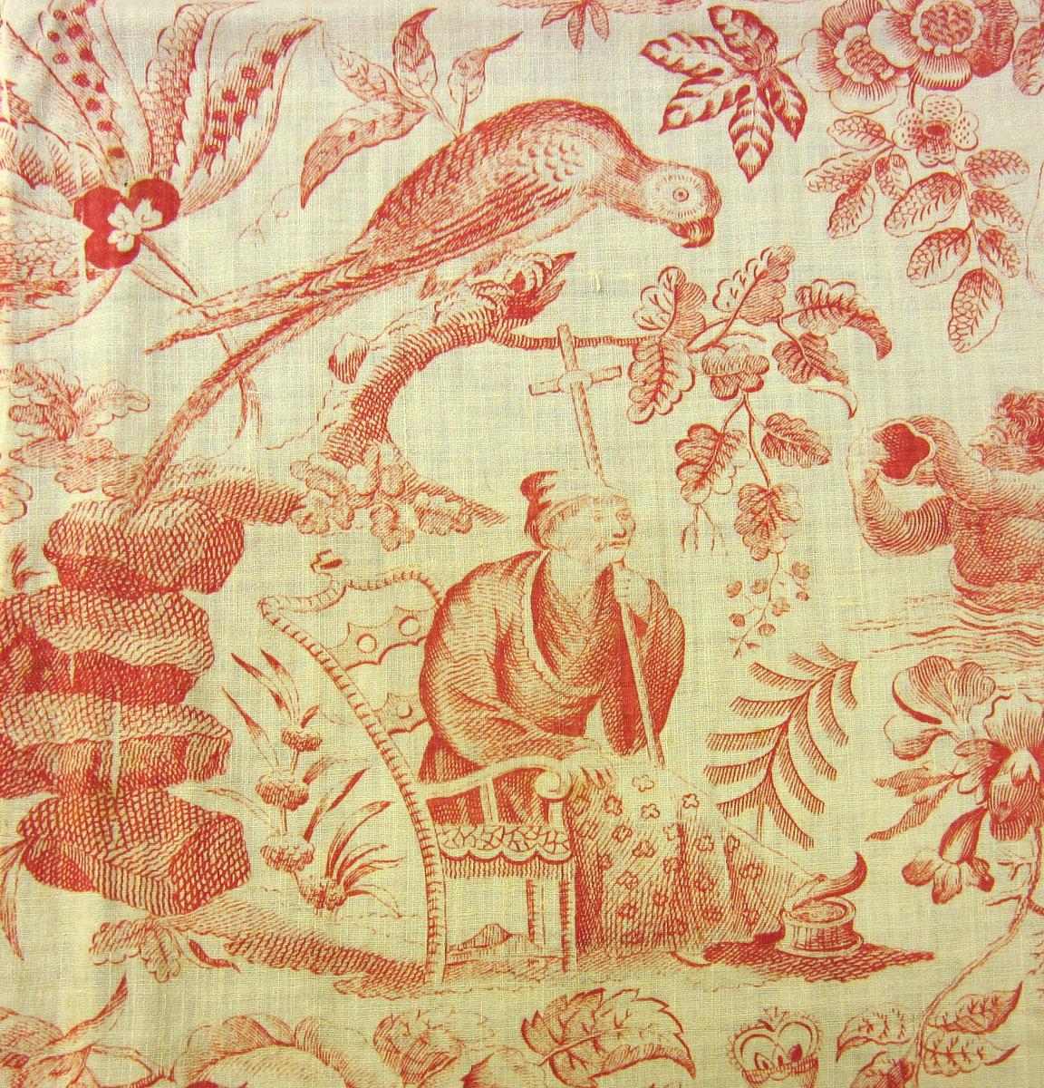 1958.0077.005 Textile, printed detail 6