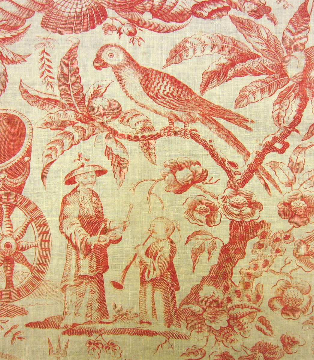 1958.0077.005 Textile, printed detail 7