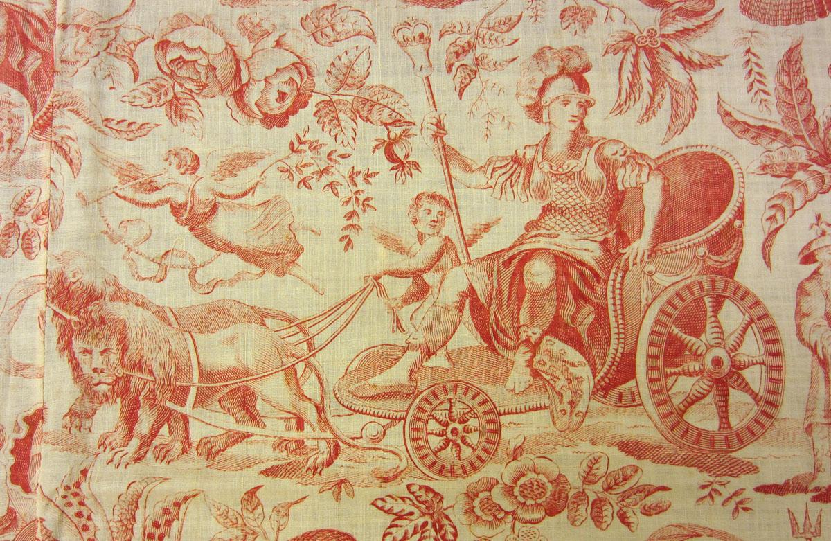 1958.0077.005 Textile, printed detail 8
