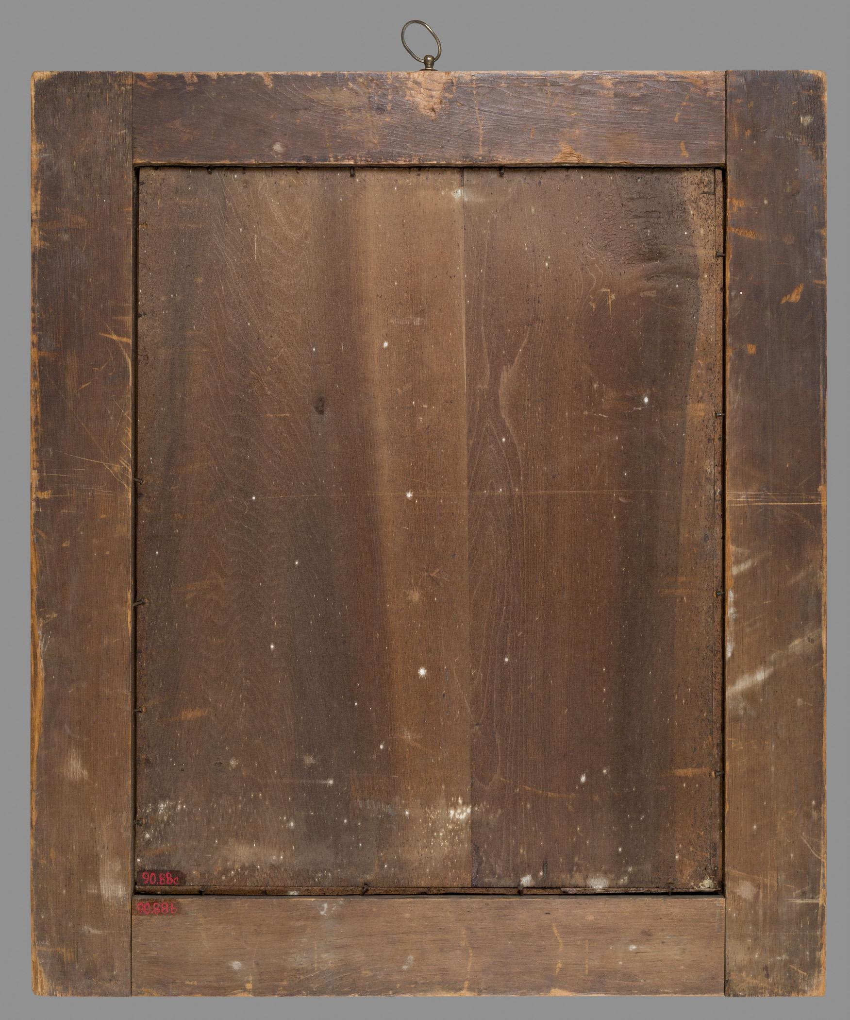 1990.0088 B Frame, C Backboard, view 1, reverse