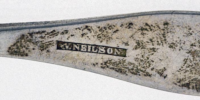 1990.0095 Spoon, Tablespoon, detail 1