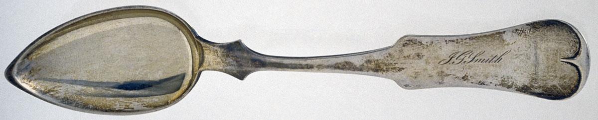 1990.0098 Spoon, Dessert Spoon, view 1