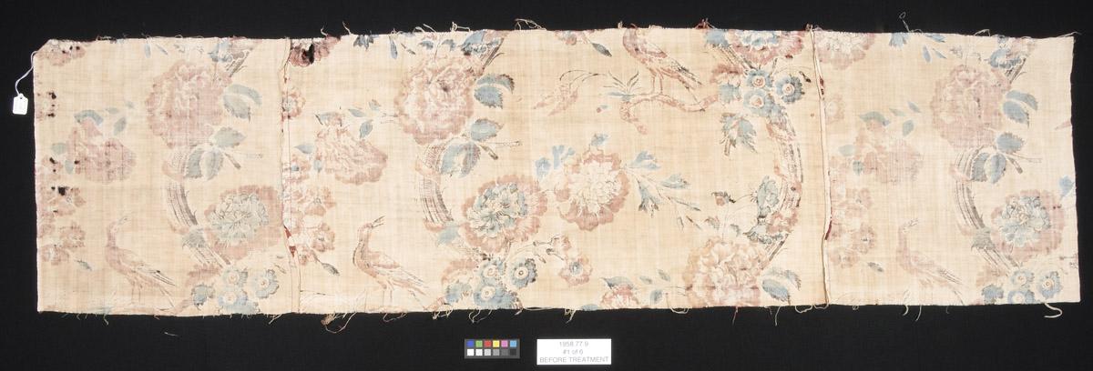1958.0077.009 A, reverse, before conservation treatment